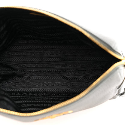Prada Vitello Daino Cosmetic Pouch Argilla 7 of 10