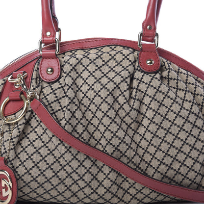 Gucci Diamante Medium Sukey Boston Red 8 of 13