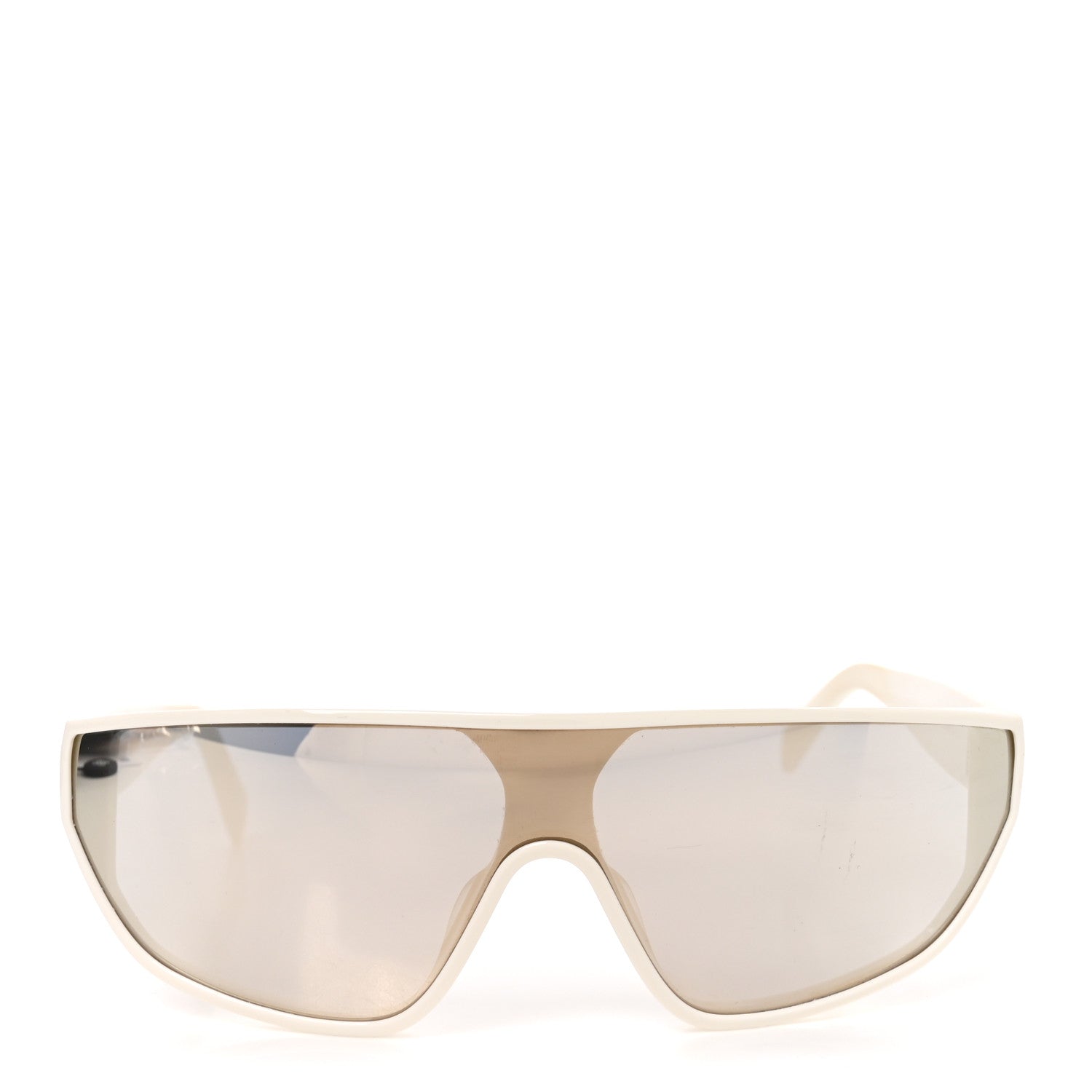 Celine Acetate Mirror Shield Sunglasses CL401951 White 2 of 7