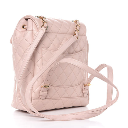 Chanel Calfskin Quilted Small Urban Spirit Backpack Beige 3 of 8
