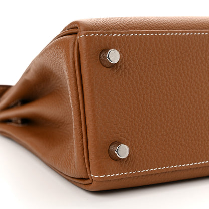 Hermes Togo Kelly Retourne 25 Gold 9 of 12