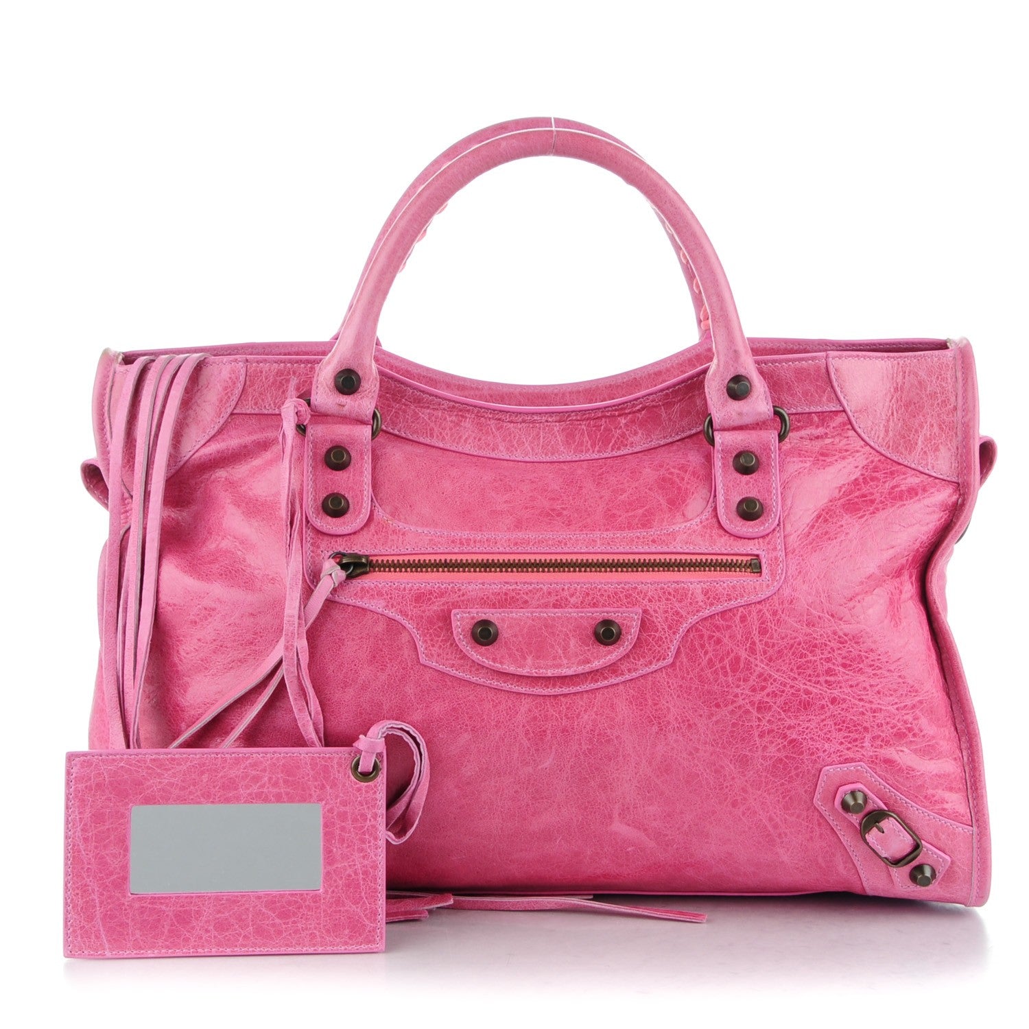 Balenciaga Agneau Classic Hardware City bubblegum 1 of 8