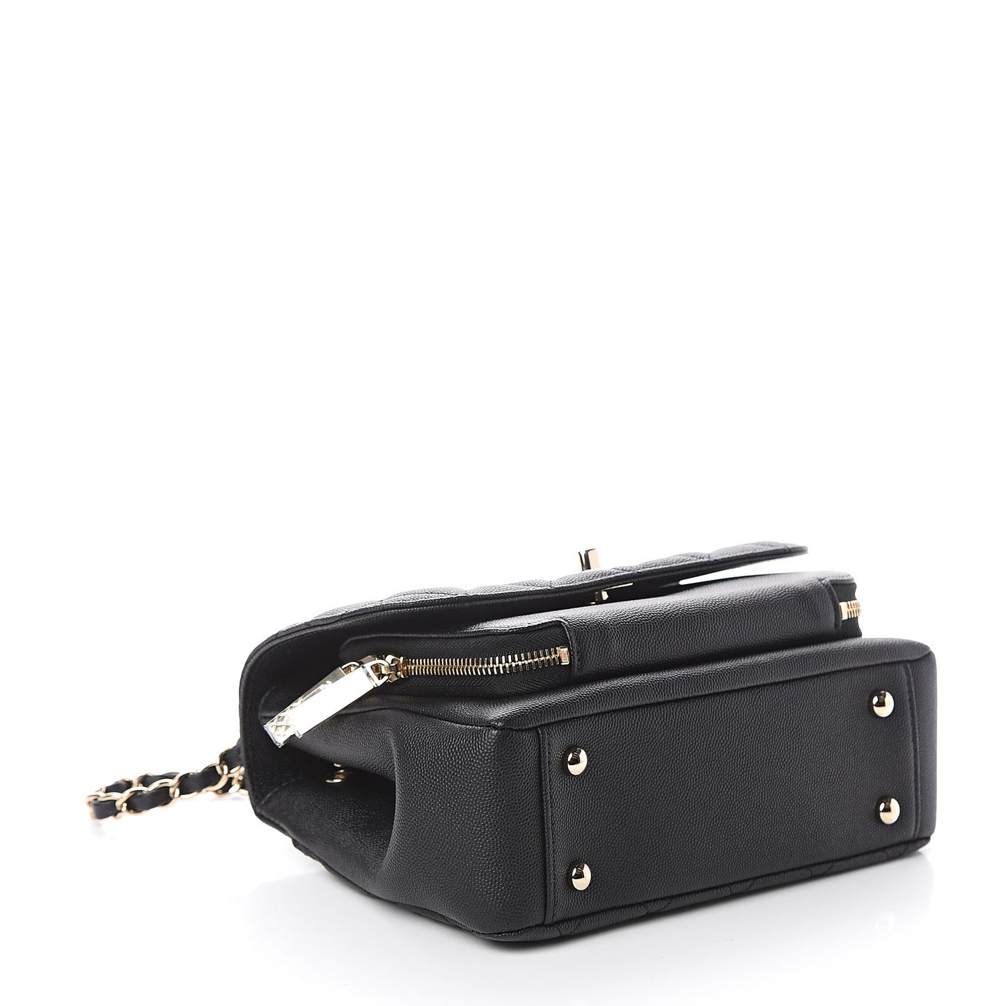Caviar Quilted Medium Business Affinity Flap Black
