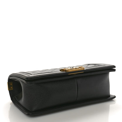 Chanel Caviar Quilted Medium Boy Flap Black 4 of 10