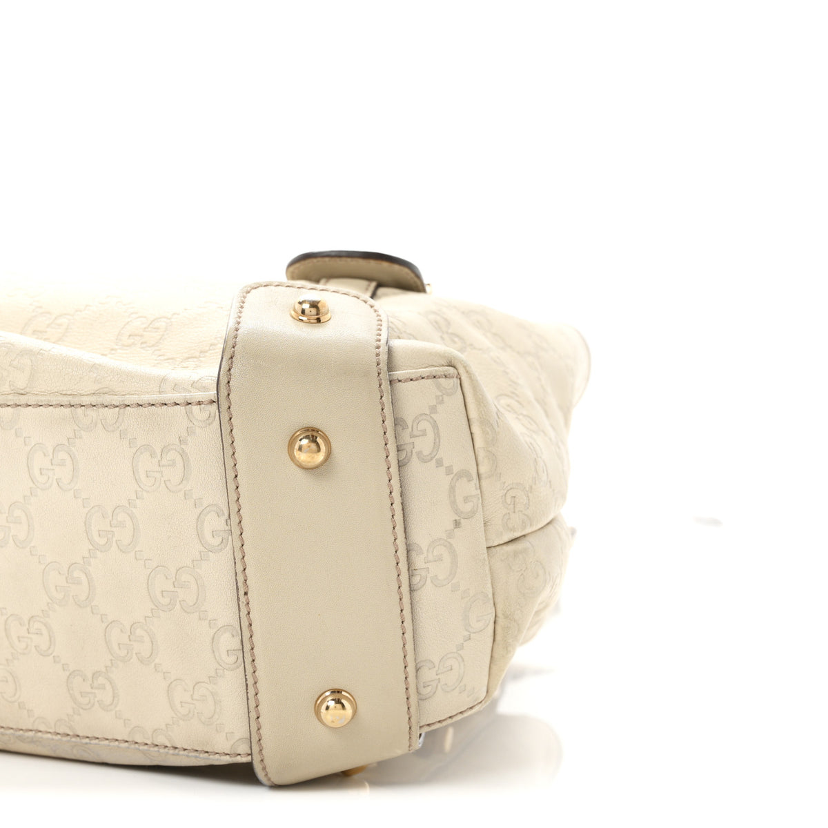 Gucci Guccissima Small Pelham Shoulder Bag Off White 10 of 10