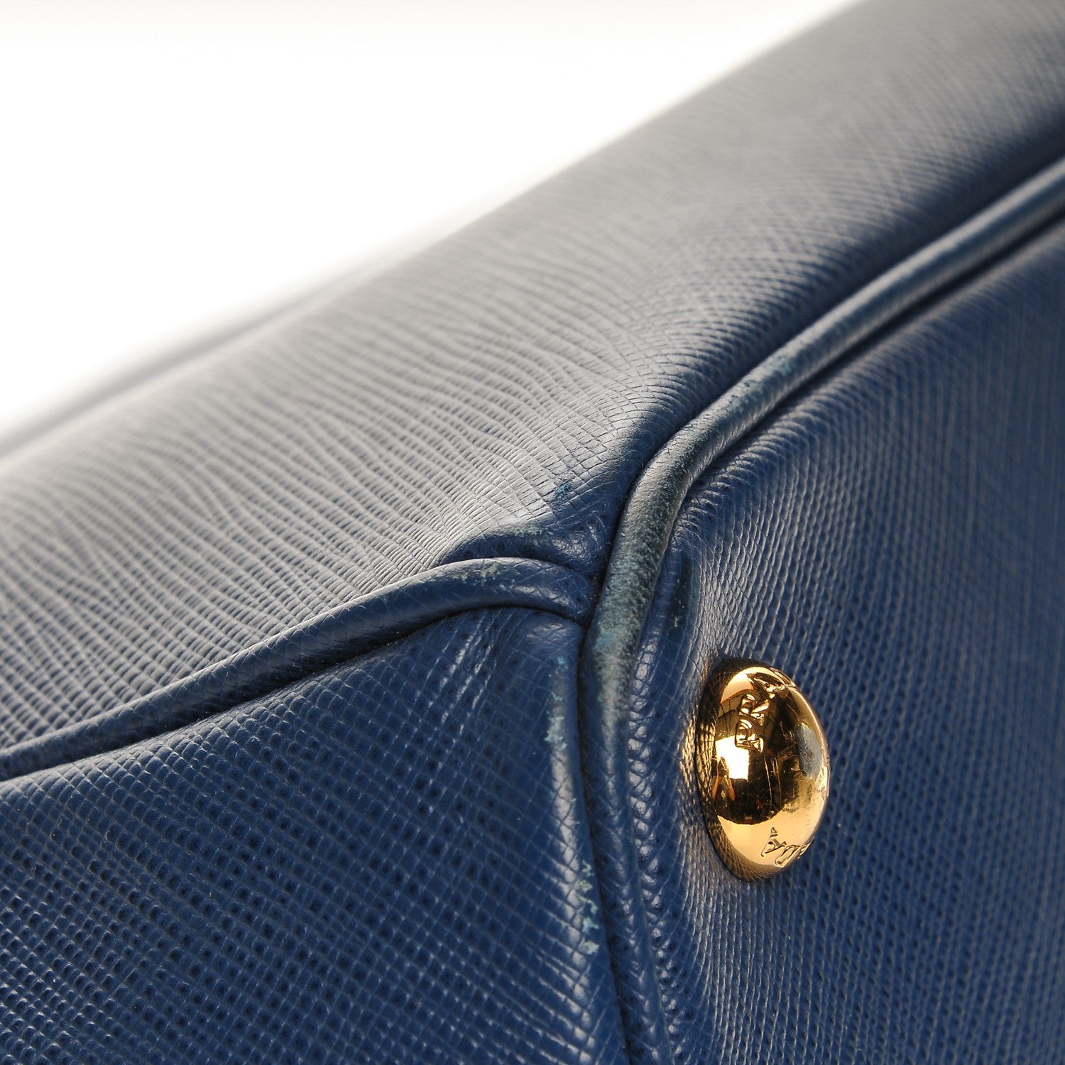 Prada Saffiano Medium Galleria Double Zip Tote Bluette 9 of 12