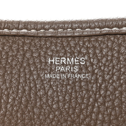 Hermes Taurillon Clemence Evelyne III GM Etoupe 7 of 11