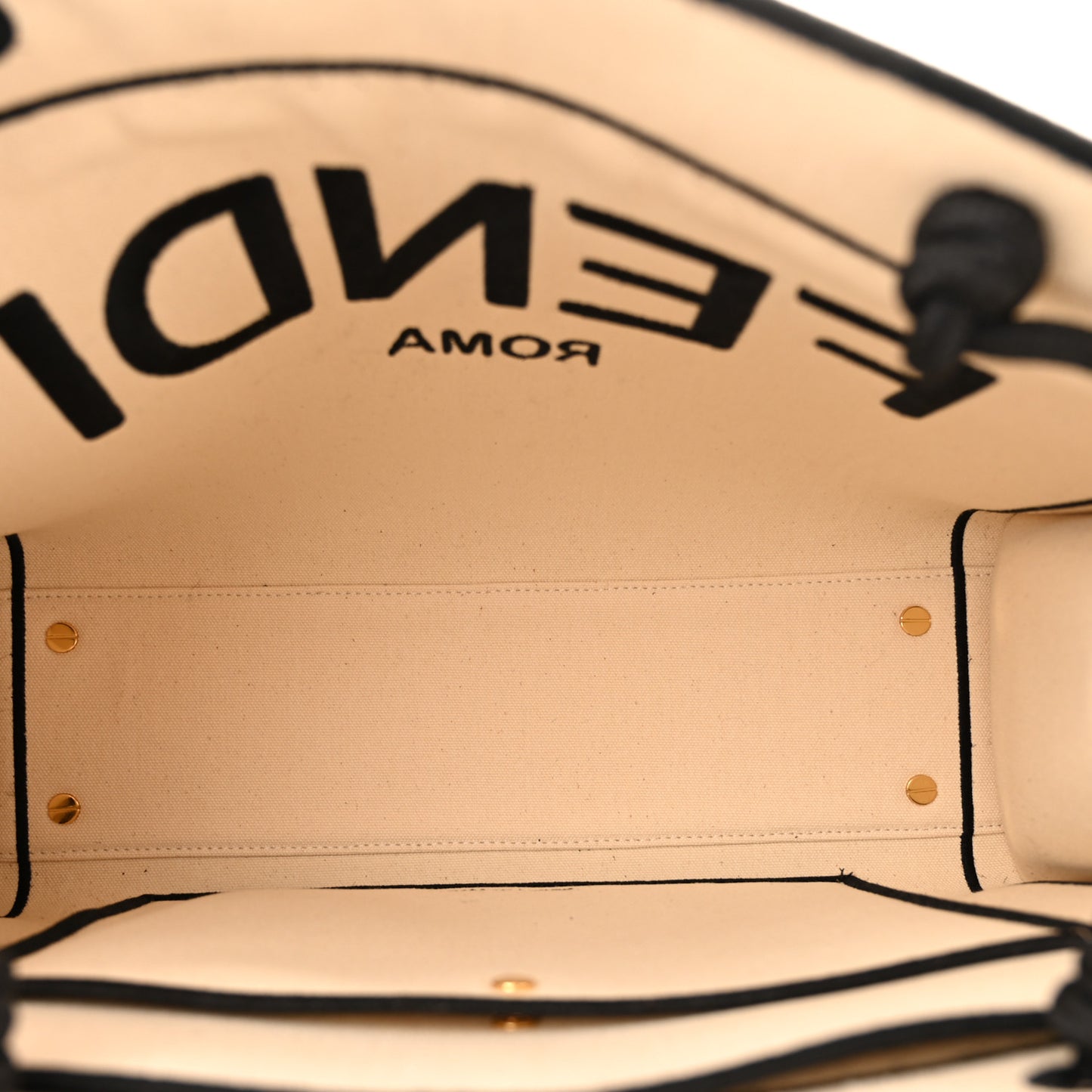 Canvas Logo Medium Shopping Tote Grezzo Black
