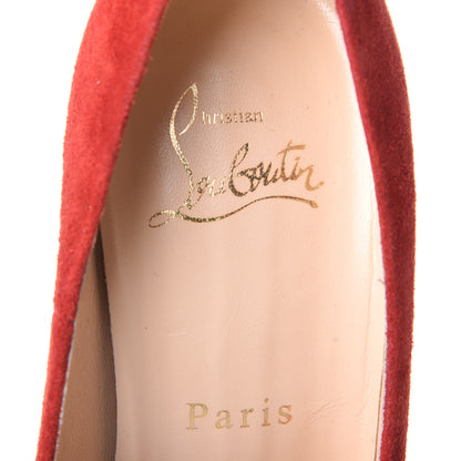 Christian Louboutin Veau Velours Pumps 37 Flamenco 9 of 10