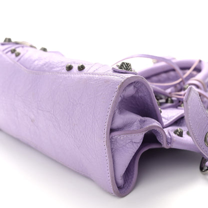 Balenciaga Agneau Arena Neo Cagole Handbag XS Lilac 9 of 11
