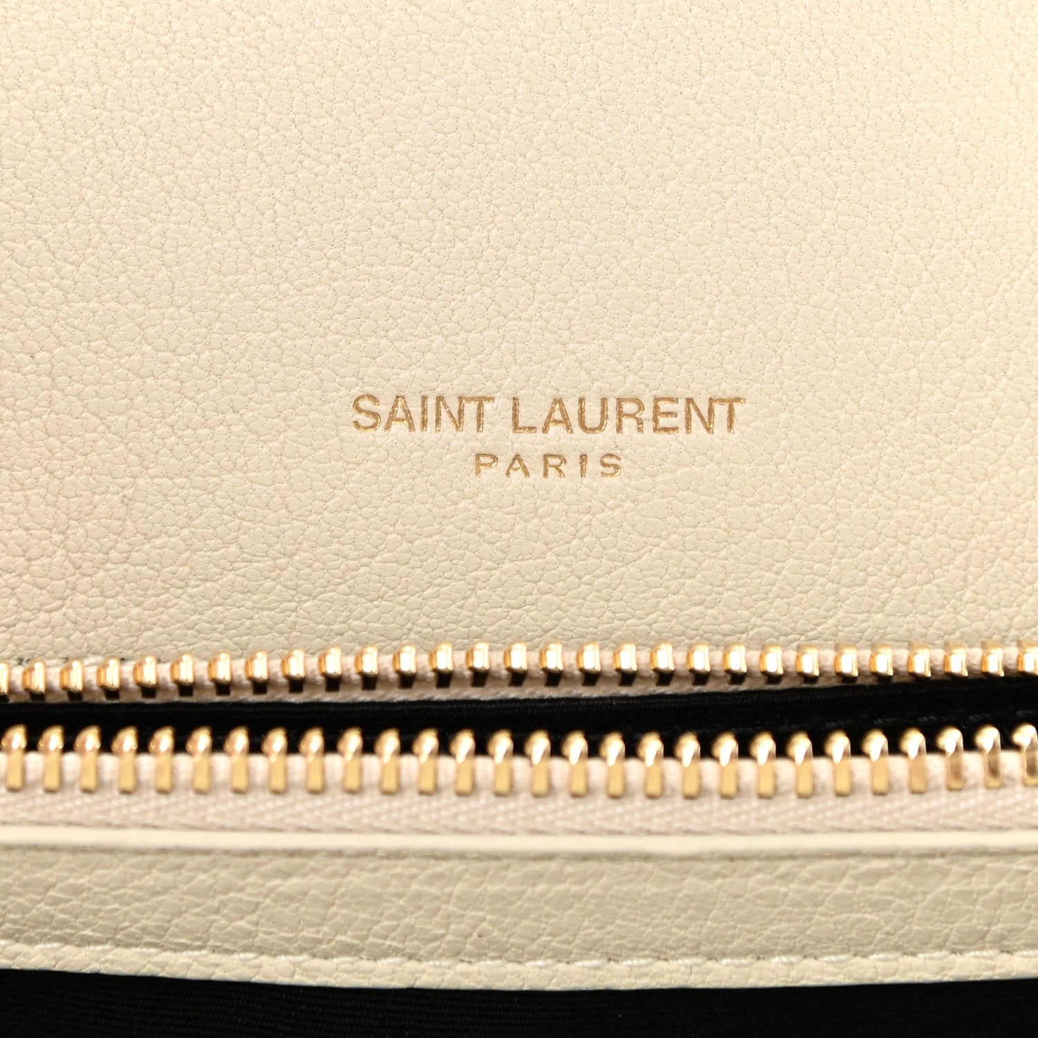 Saint Laurent Sheepskin Matelasse Chevron Monogram Medium College Bag Crema Soft 6 of 9