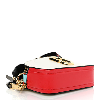 Marc Jacobs Saffiano Small Snapshot Camera Bag Porcelain Multi 11 of 13