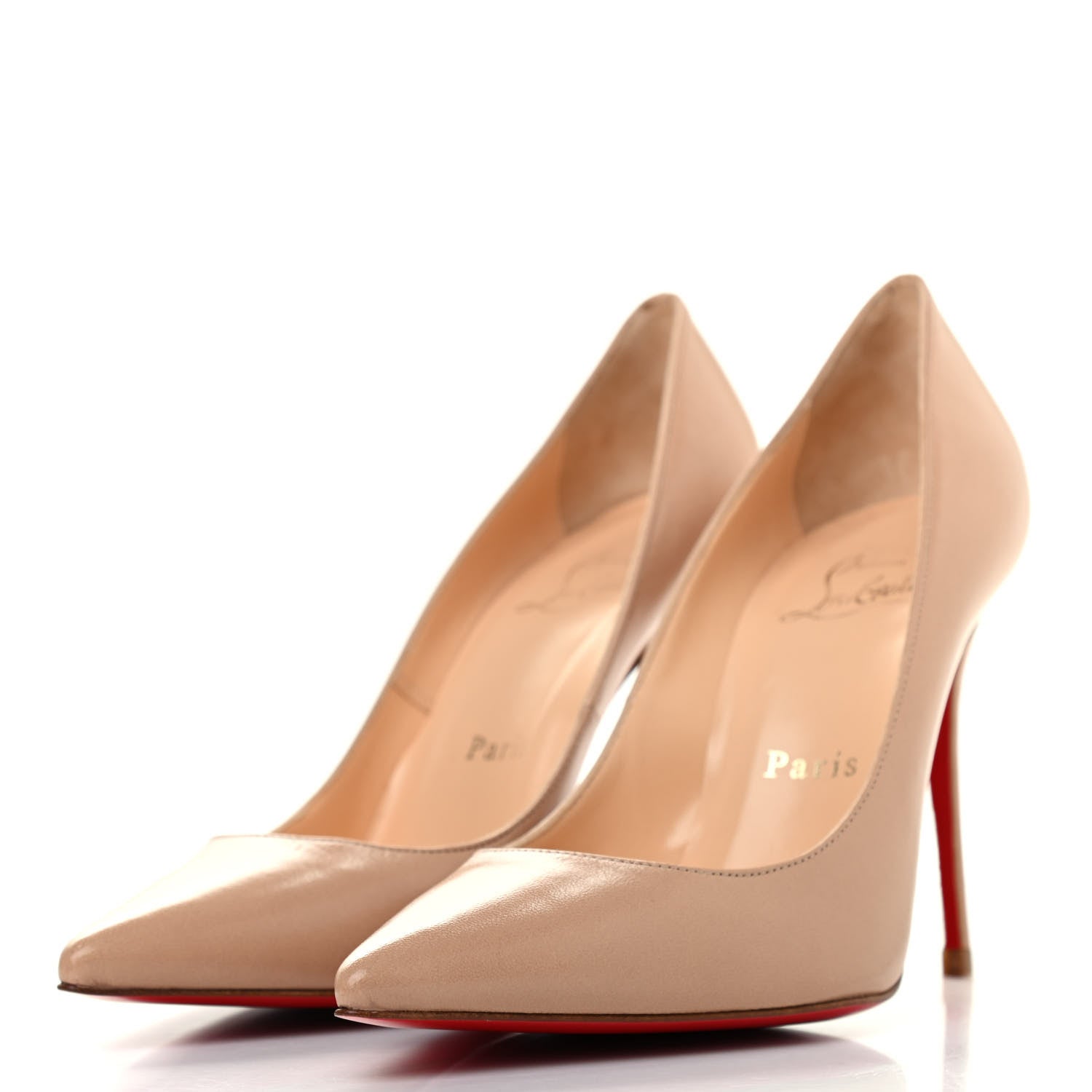 Christian Louboutin Kid So Kate 100 Pumps 35.5 Nude 3 of 7
