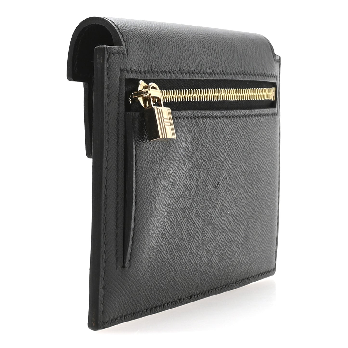 Epsom Kelly Pocket Compact Wallet Black