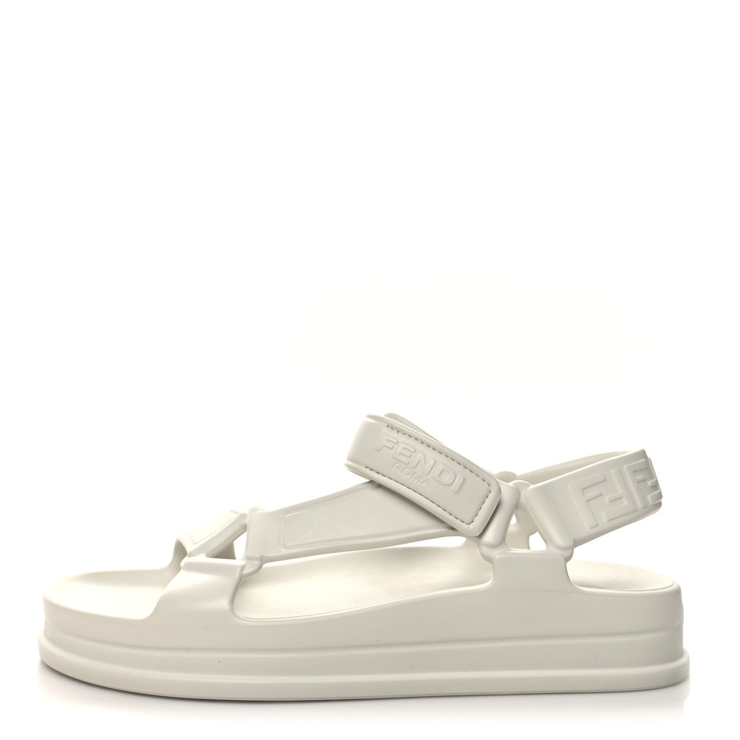 Rubber FF Sporty Hiker 25mm Sandals 38 Chalk