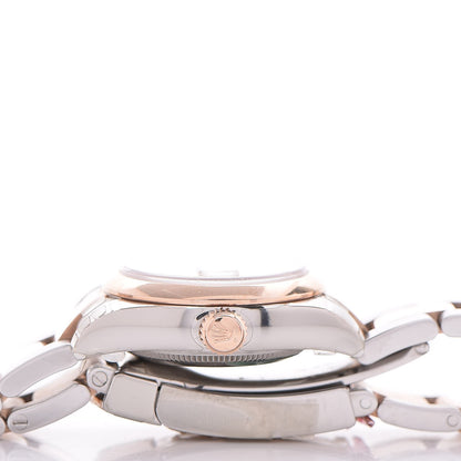 Rolex Stainless Steel 18K Everose Gold 26mm Oyster Perpetual Datejust Watch Pink Roman 179161 5 of 6