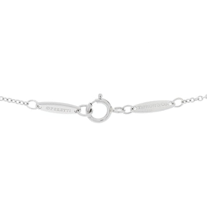 Tiffany Platinum Diamond .21ct Elsa Peretti Diamonds by the Yard Pendant Necklace 3 of 4