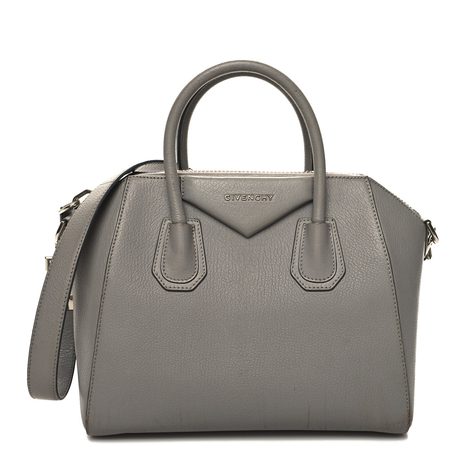 Givenchy Sugar Goatskin Small Antigona Pearl Grey 1 of 17