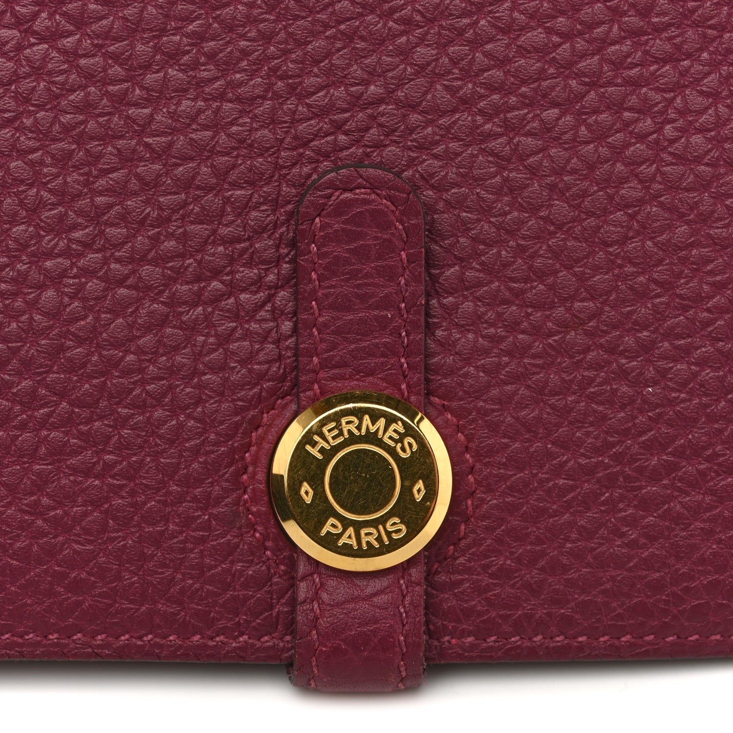 Hermes Togo Dogon Duo Wallet Tosca 10 of 14