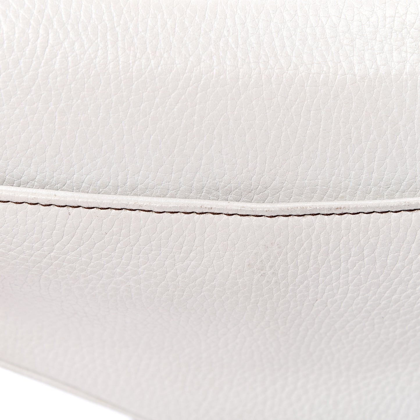 Calfskin Saddle Bag White
