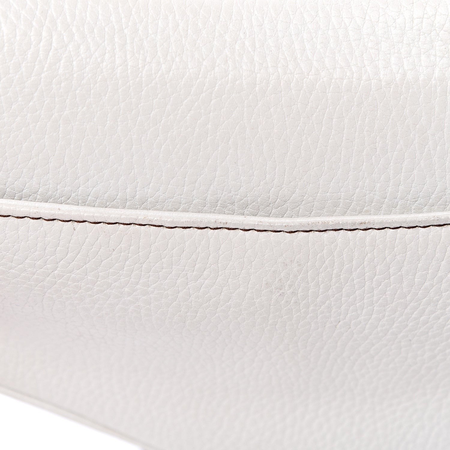 Christian Dior Calfskin Saddle Bag White 18 of 19