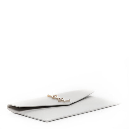 Saint Laurent Grain De Poudre Uptown Pouch Granite 4 of 9