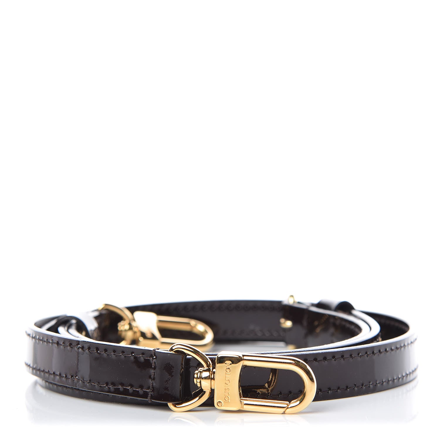 Louis Vuitton Patent 16mm Adjustable Shoulder Strap Amarante 1 of 6
