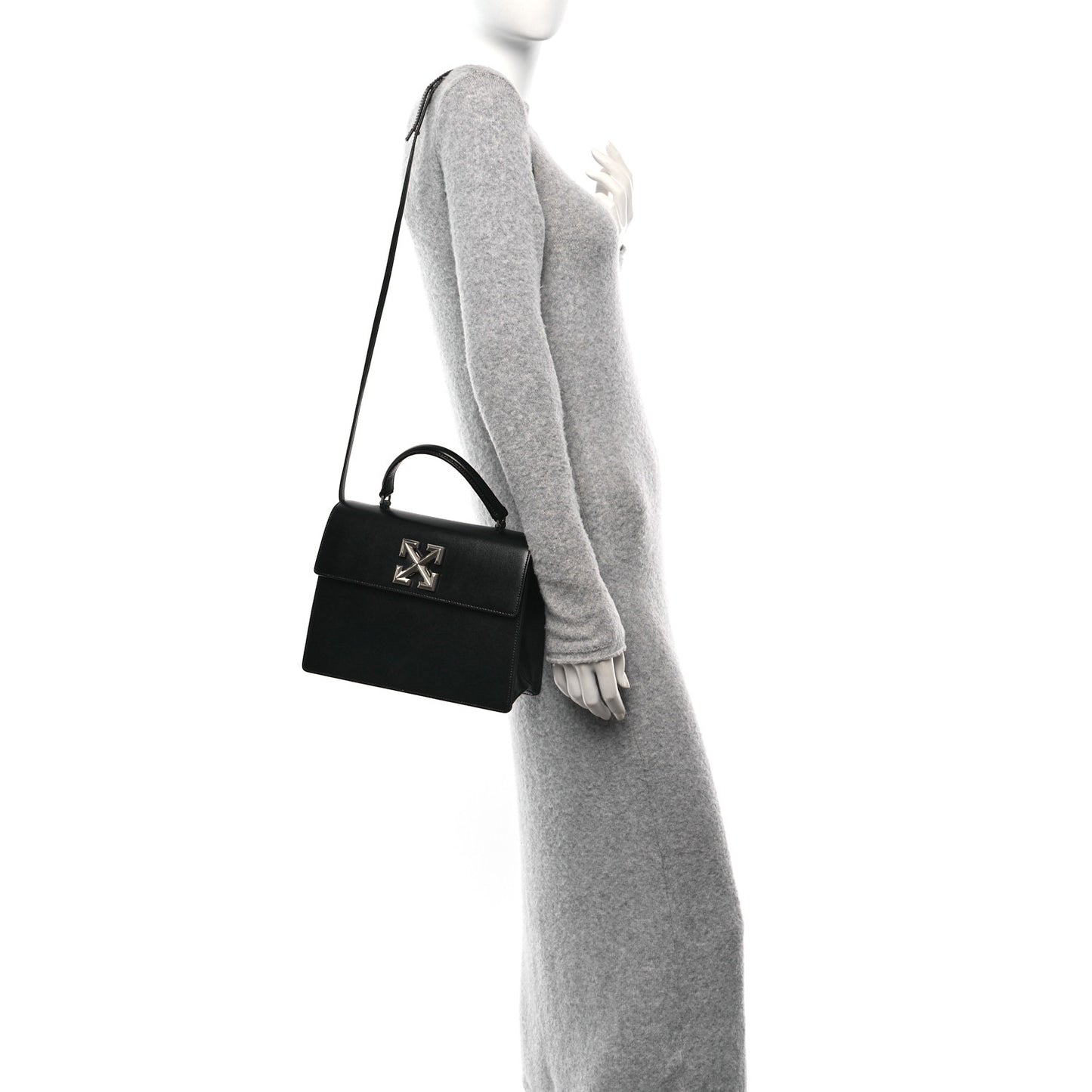 Calfskin 2.8 Jitney Bag Black