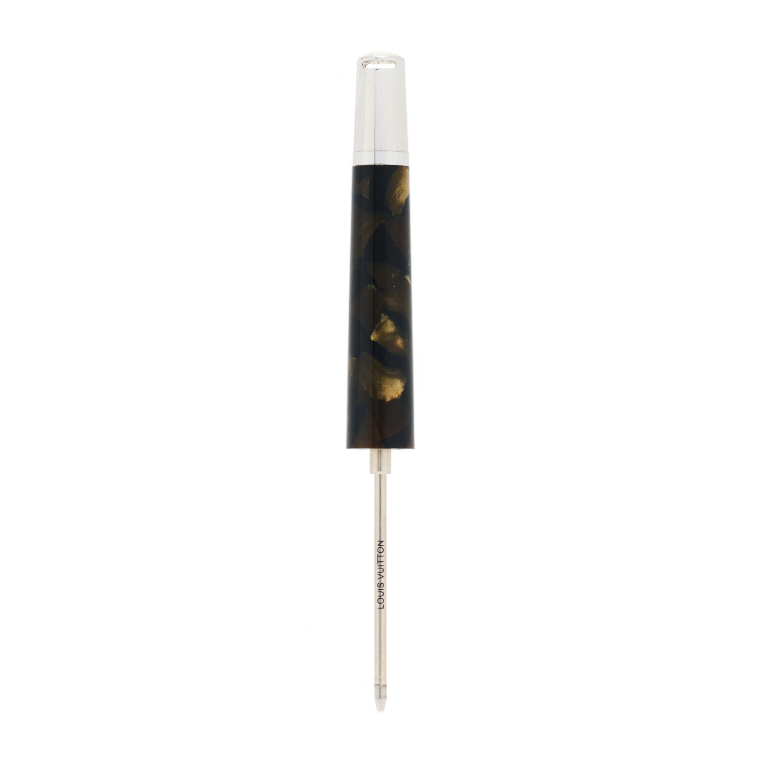 Louis Vuitton Metal Ballpoint Pen Tortoise 6 of 9