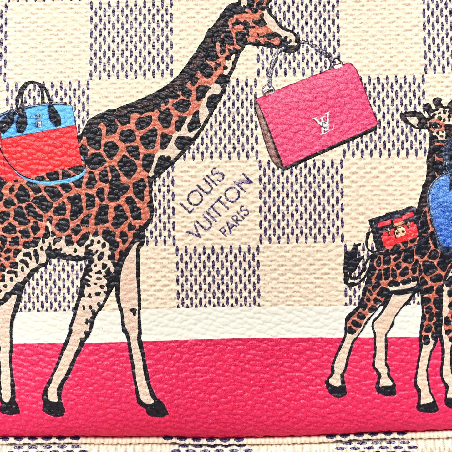 Damier Azur 2017 Christmas Animation Mini Pochette Accessories