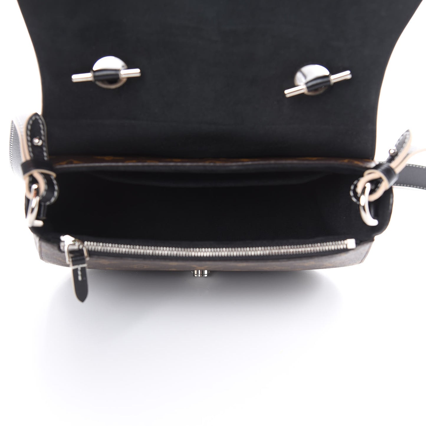 Calfskin Monogram Chain It Bag PM Black