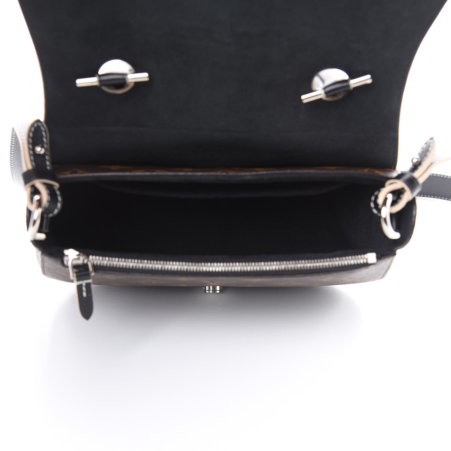 Louis Vuitton Calfskin Monogram Chain It Bag PM Black 5 of 9