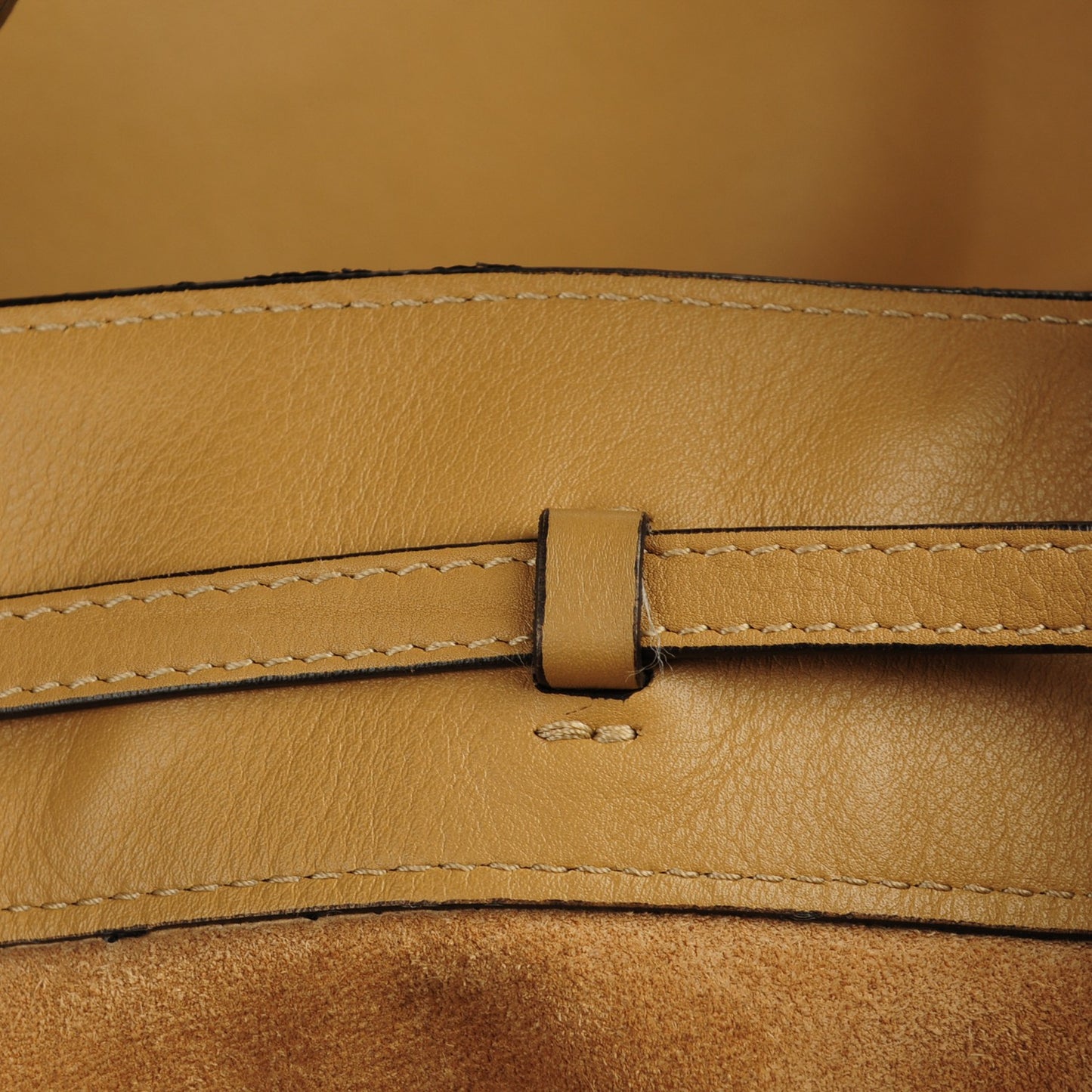 Calfskin Seau Drawstring Tote Nude
