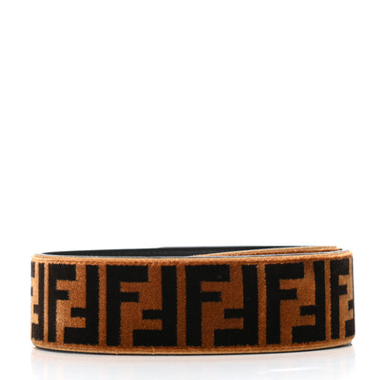 Fendi Velvet Tapestry FF Strap You Tobacco 2 of 4