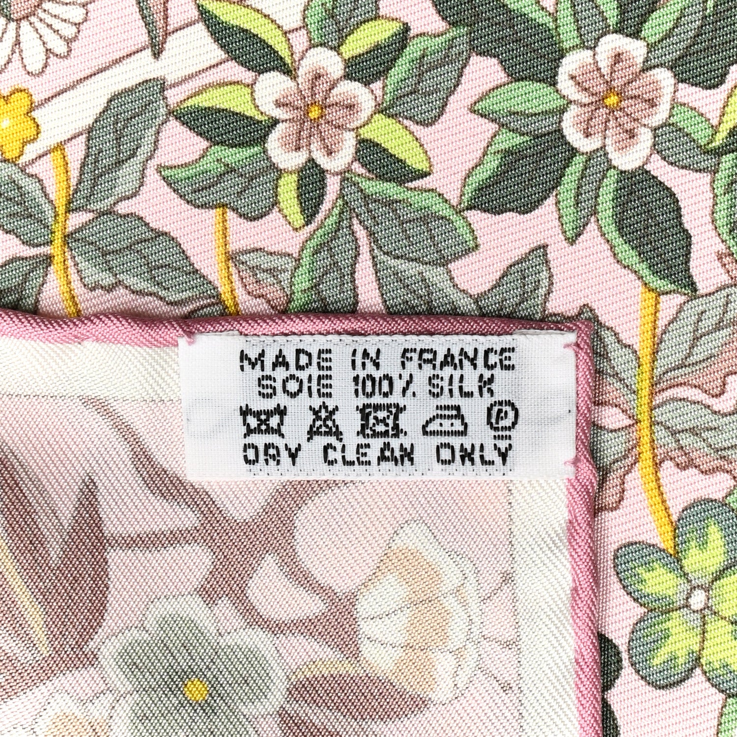 Hermes Silk Fleurs De Giverny Scarf 90 3 of 5