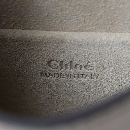 Chloe Calfskin Suede Small Nile Bracelet Bag Motty Grey 6 of 7