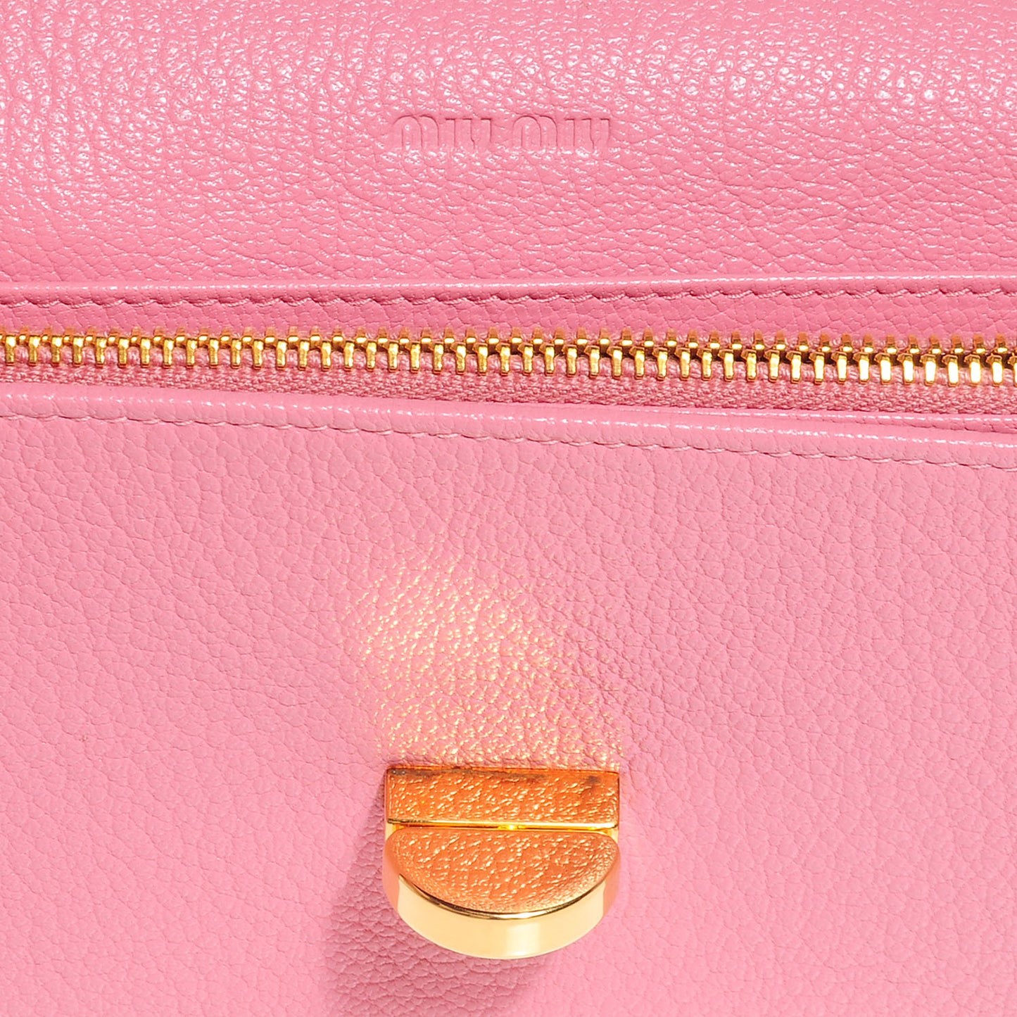 Goatskin Madras Twist Wallet Rosa