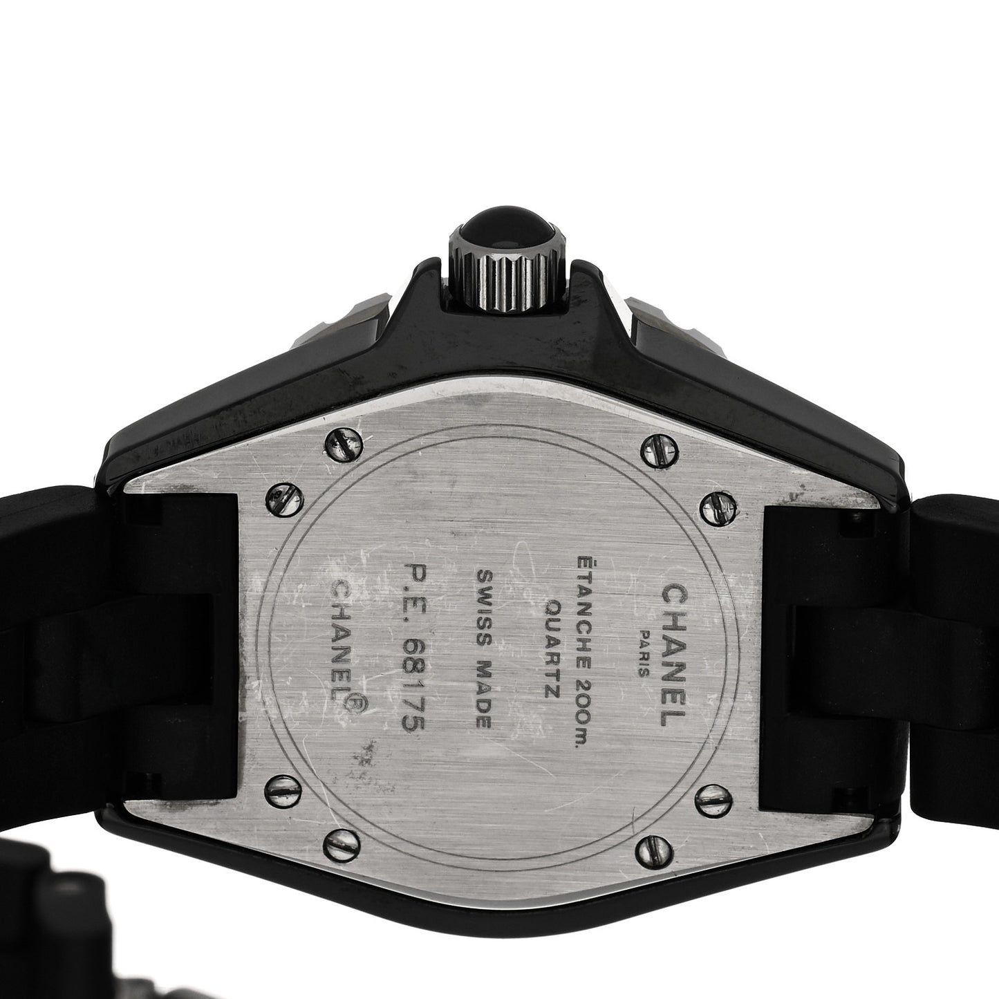 Stainless Steel Matte Ceramic 33mm J12 Quartz Watch Black
