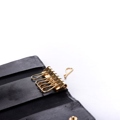 Chanel Caviar Timeless CC 6 Key Holder Case Black 7 of 8