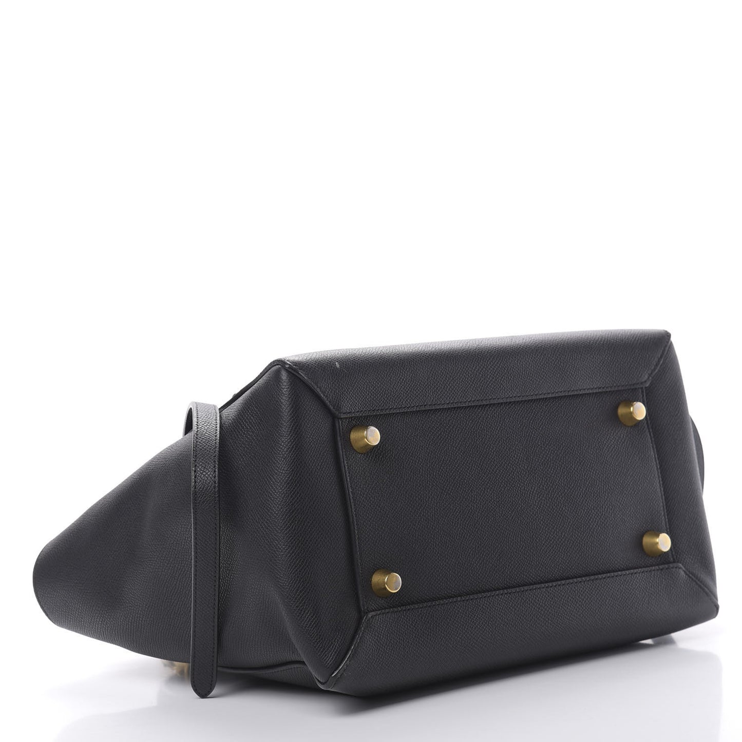 Grained Calfskin Mini Belt Bag Black