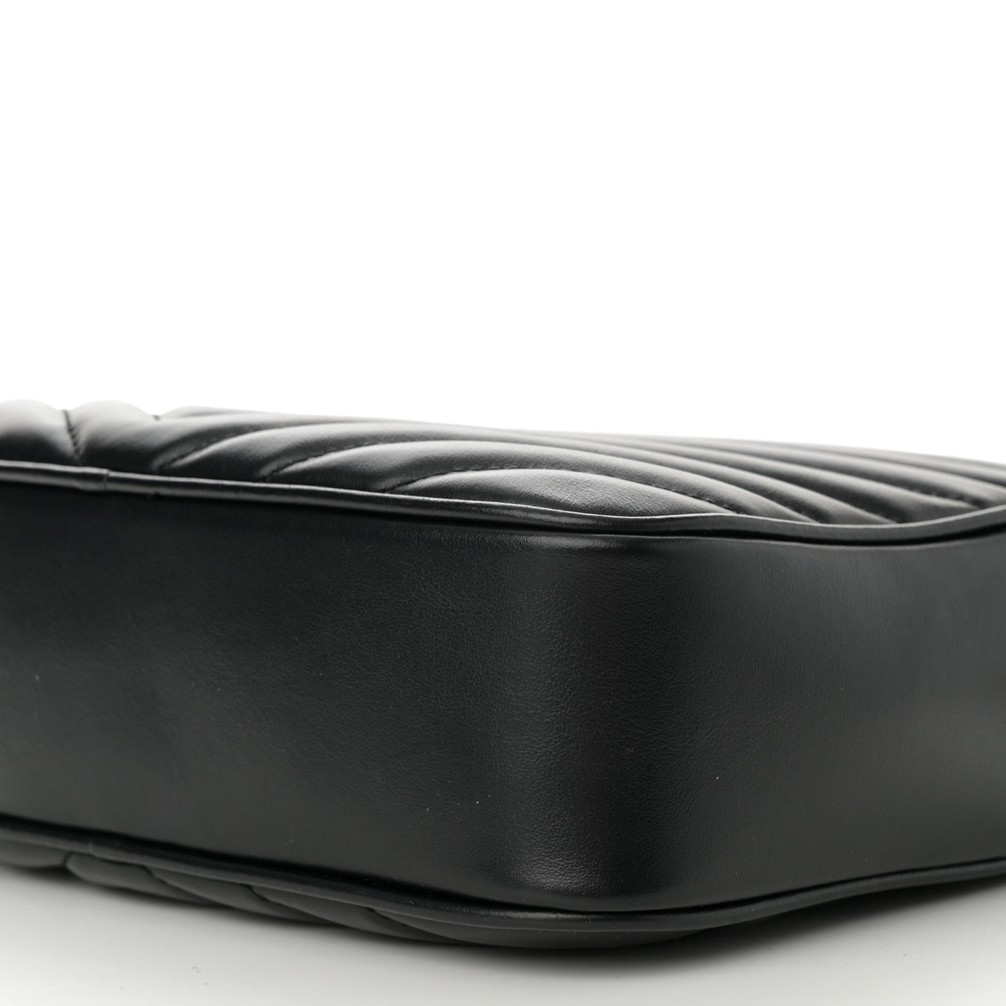 Calfskin Matelasse Monogram Lou Camera Bag Black