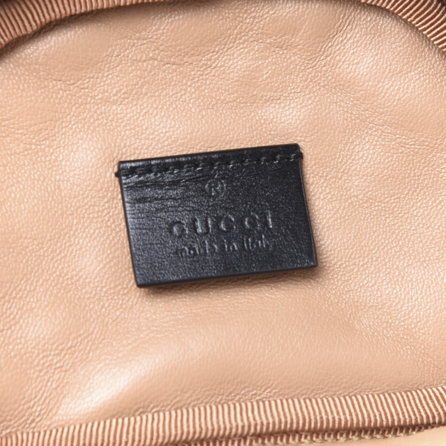 Calfskin Trapuntata Zumi Belt Bag Black