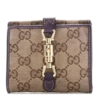 Gucci Monogram Compact Wallet Purple 1 of 17