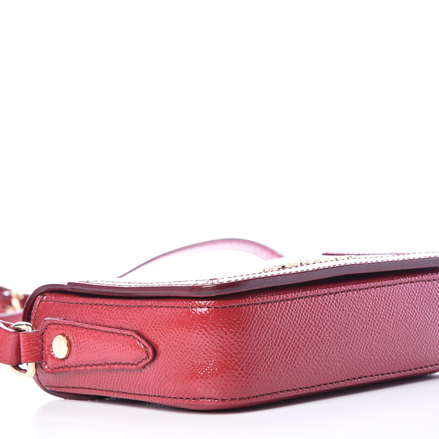 Patent London Mini Berkeley Crossbody Red