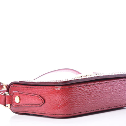 Burberry Patent London Mini Berkeley Crossbody Red 9 of 11