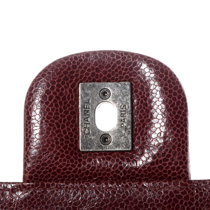 Chanel Crumpled Grained Calfskin Medium CC Crave Flap Bordeaux 7 of 9