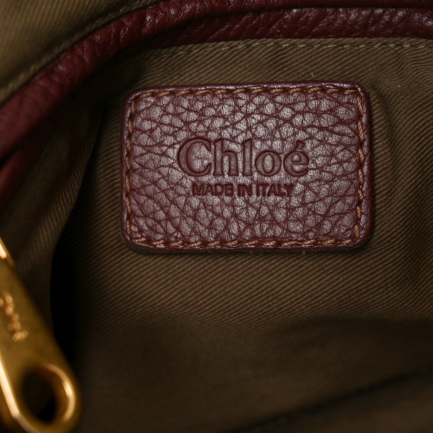 Calfskin Large Marcie Satchel Garnet