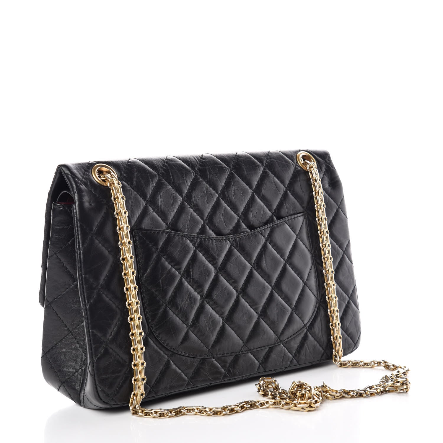 Chanel Aged Calfskin Quilted 2.55 Reissue 226 Flap Black 3 of 9