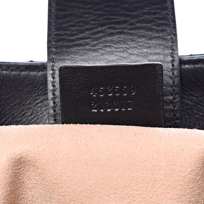 Gucci Calfskin Matelasse Medium GG Marmont Shoulder Tote Bag Black 7 of 16