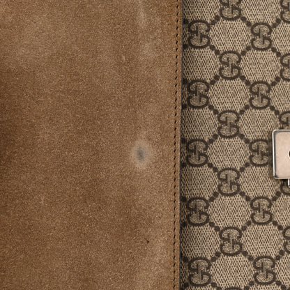 Gucci GG Supreme Monogram Medium Dionysus Shoulder Bag Taupe 12 of 14
